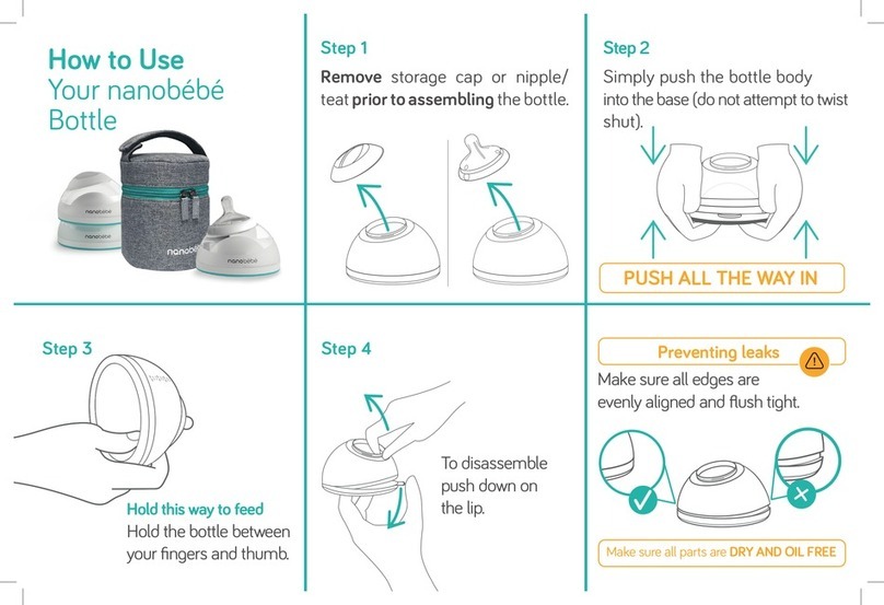 nanobebe Bottle How to use