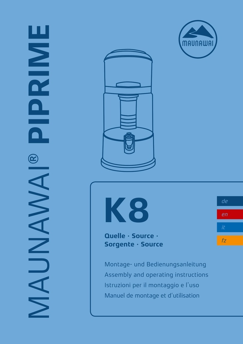 MAUNAWAI PIPRIME K8 Assembly and operating instructions