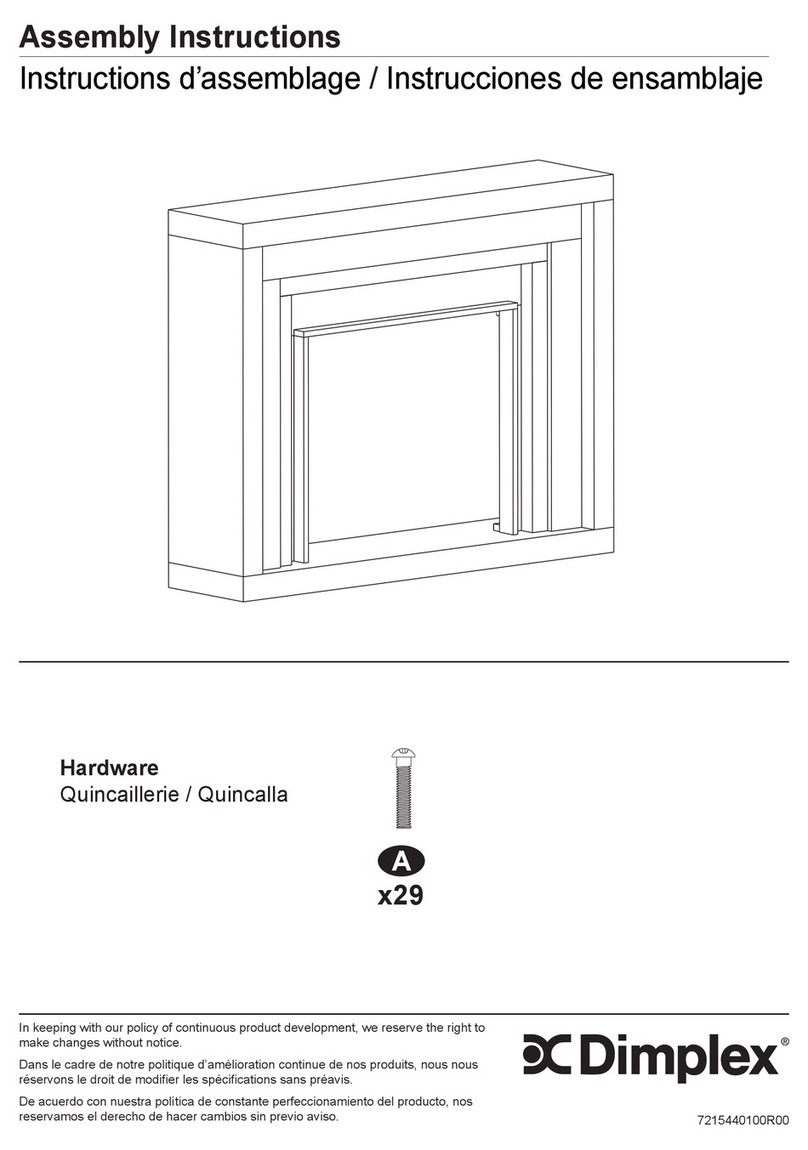 Dimplex Anthony Assembly instructions