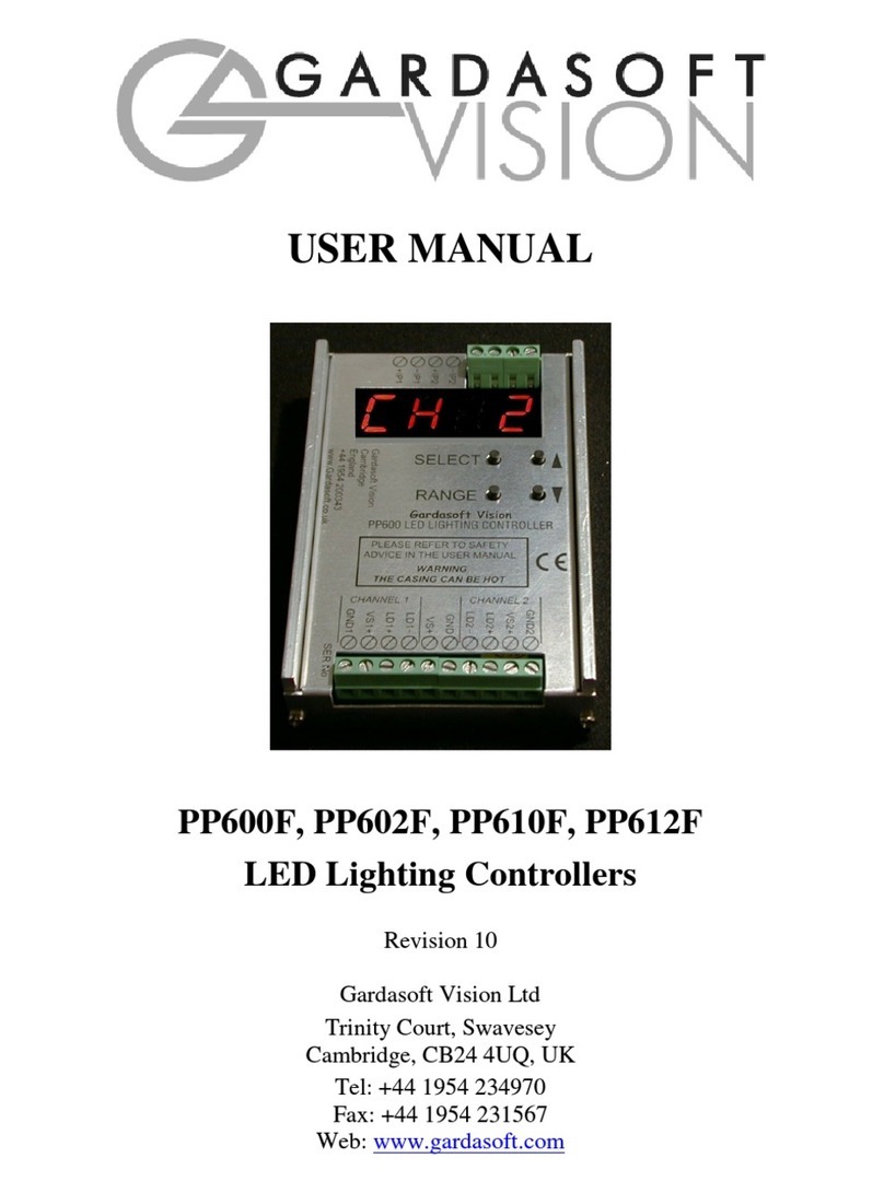 Gardasoft Vision PP600F user manual