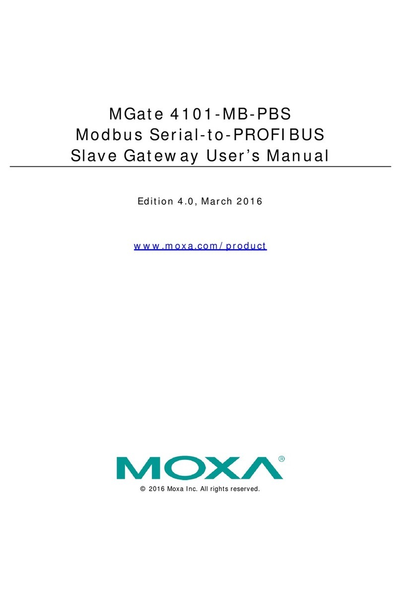 Moxa Technologies 4101I-MB-PBS-T User manual