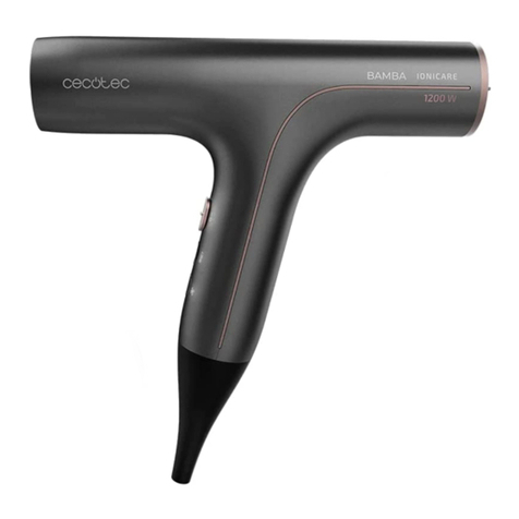 cecotec BAMBA IONICARE 6000 ROCKSTAR SOFT User manual cecotec BAMBA IONICARE 6000 ROCKSTAR SOFT User manual