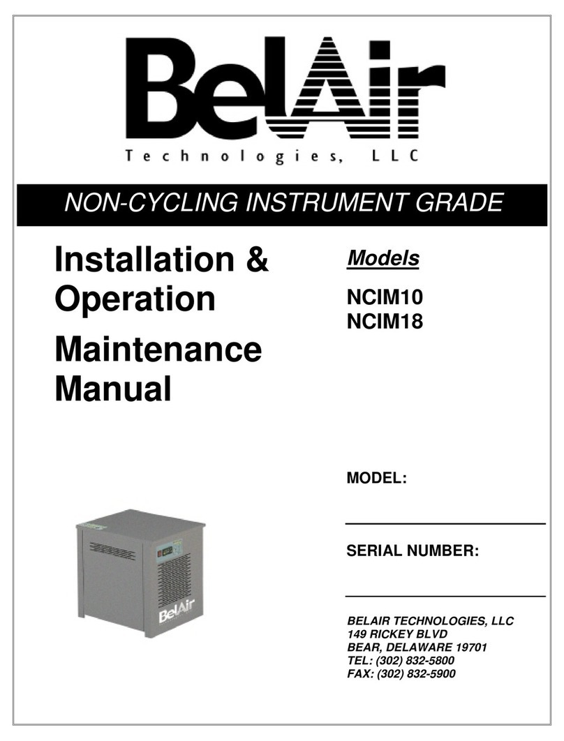 Belair NCIM10 Installation, operation and maintenance manual