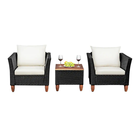 Costway WICKER HW66530-12 user manual