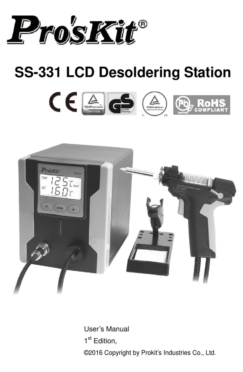 Pro's Kit SS-331B user manual