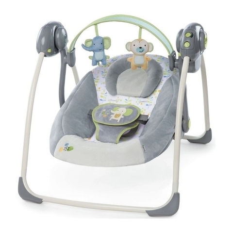 Kids II Ingenuity Soothe'n Delight Portable Swing... manual