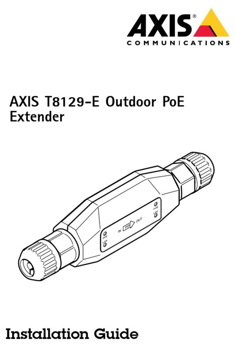 Axis T8129-E installation guide