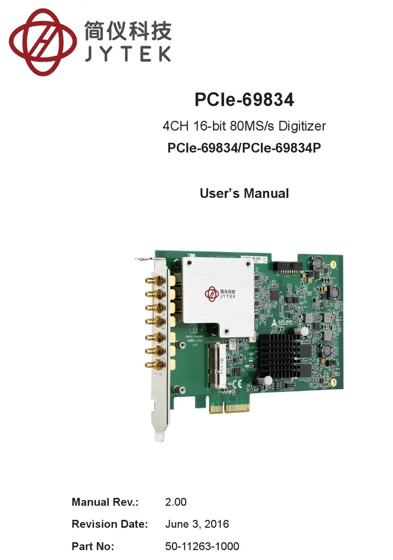 JYTEK PCIe-69834 user manual