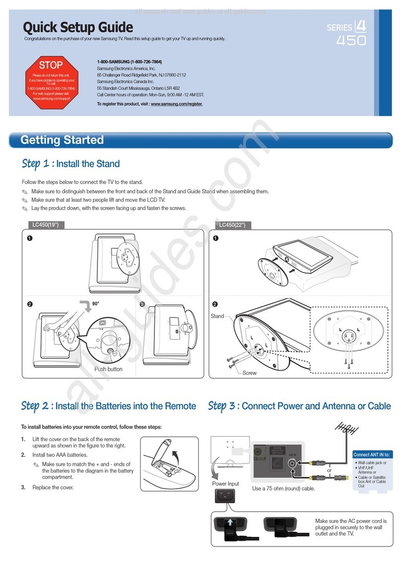 Samsung Series 4+ User manual