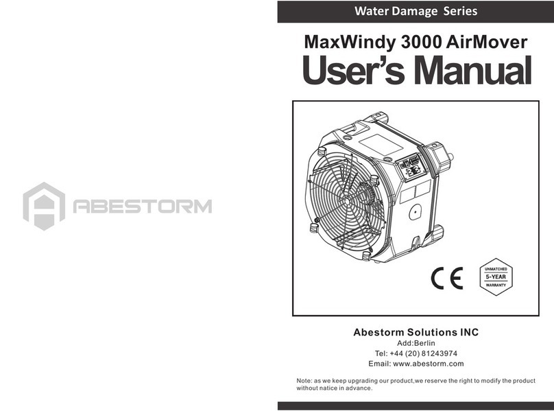 Abestorm Water Damage Series user manual Abestorm Water Damage Series user manual