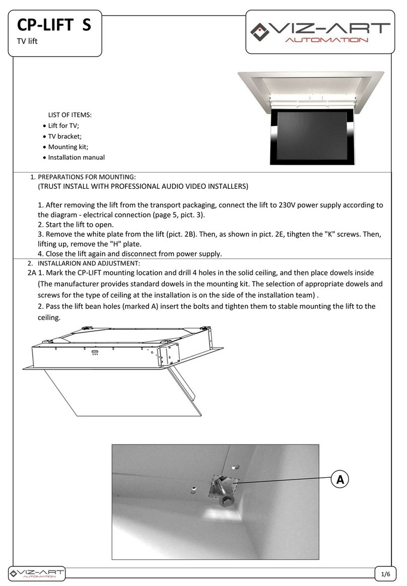 Viz-Art Automation CP-LIFT S manual