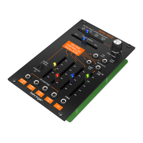 Behringer 2600-VCO User manual