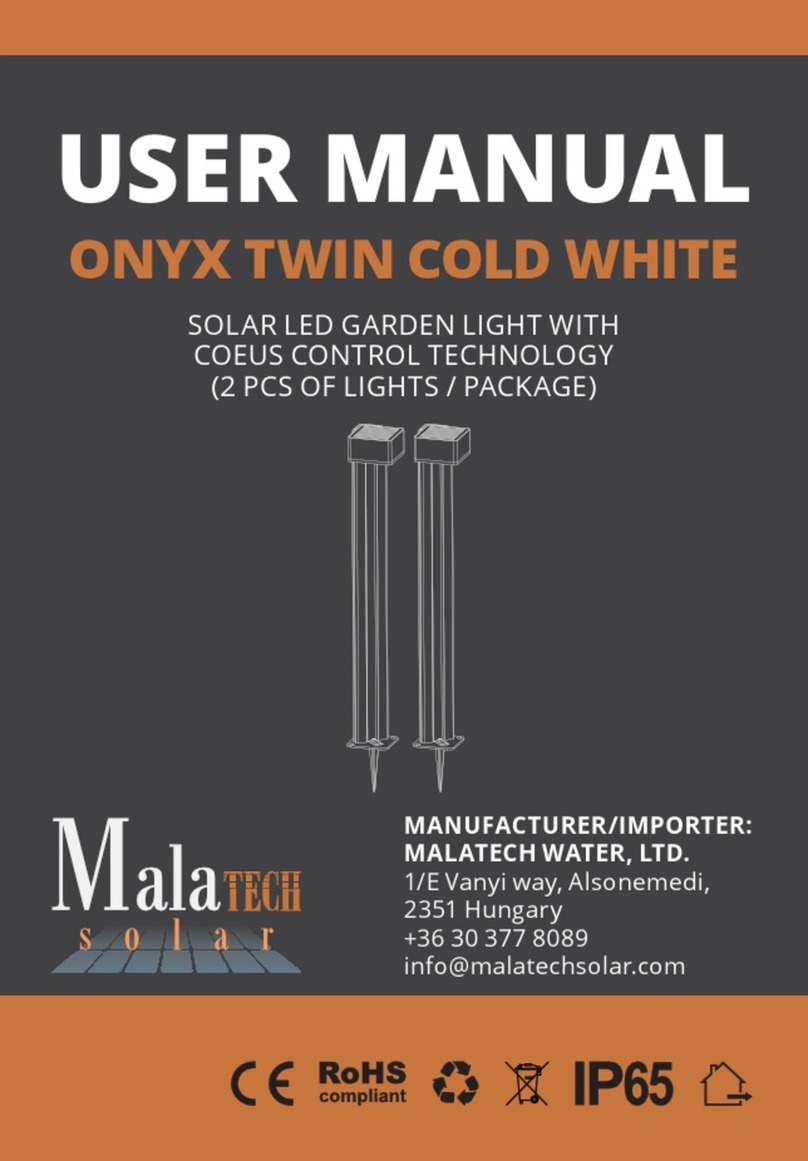 Malatech Onyx Twin Cold White user manual