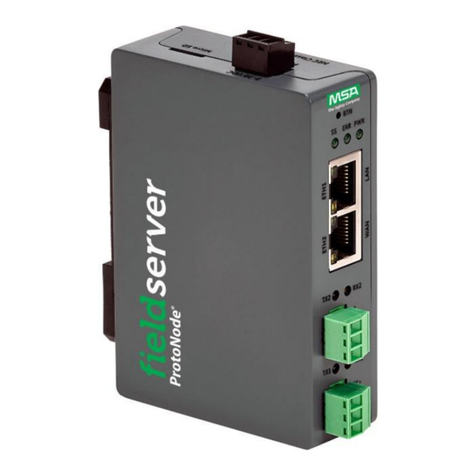 MSA fieldserver ProtoNode FPC-N64 Startup guide