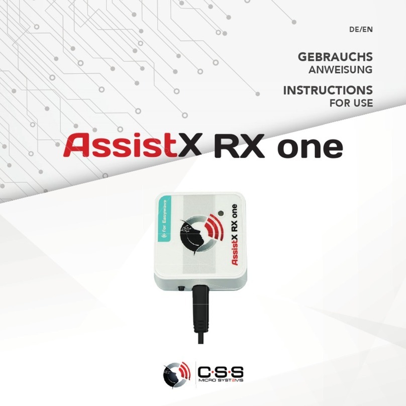 CSS AssistX RX one Instructions for use