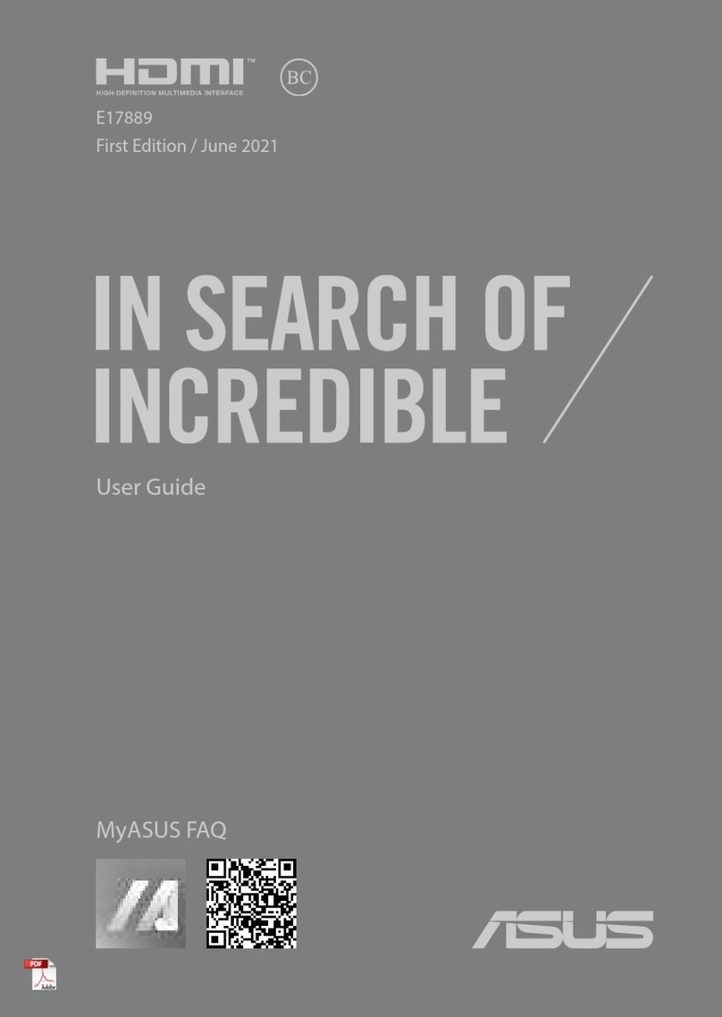 Asus E17889 User manual Asus E17889 User manual