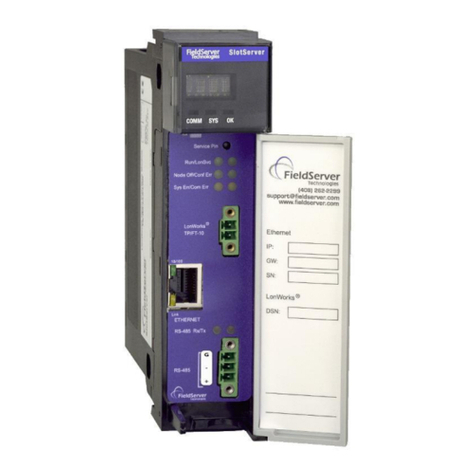 FieldServer SlotServer PS56-BAS Series Configuration manual FieldServer SlotServer PS56-BAS Series Configuration manual