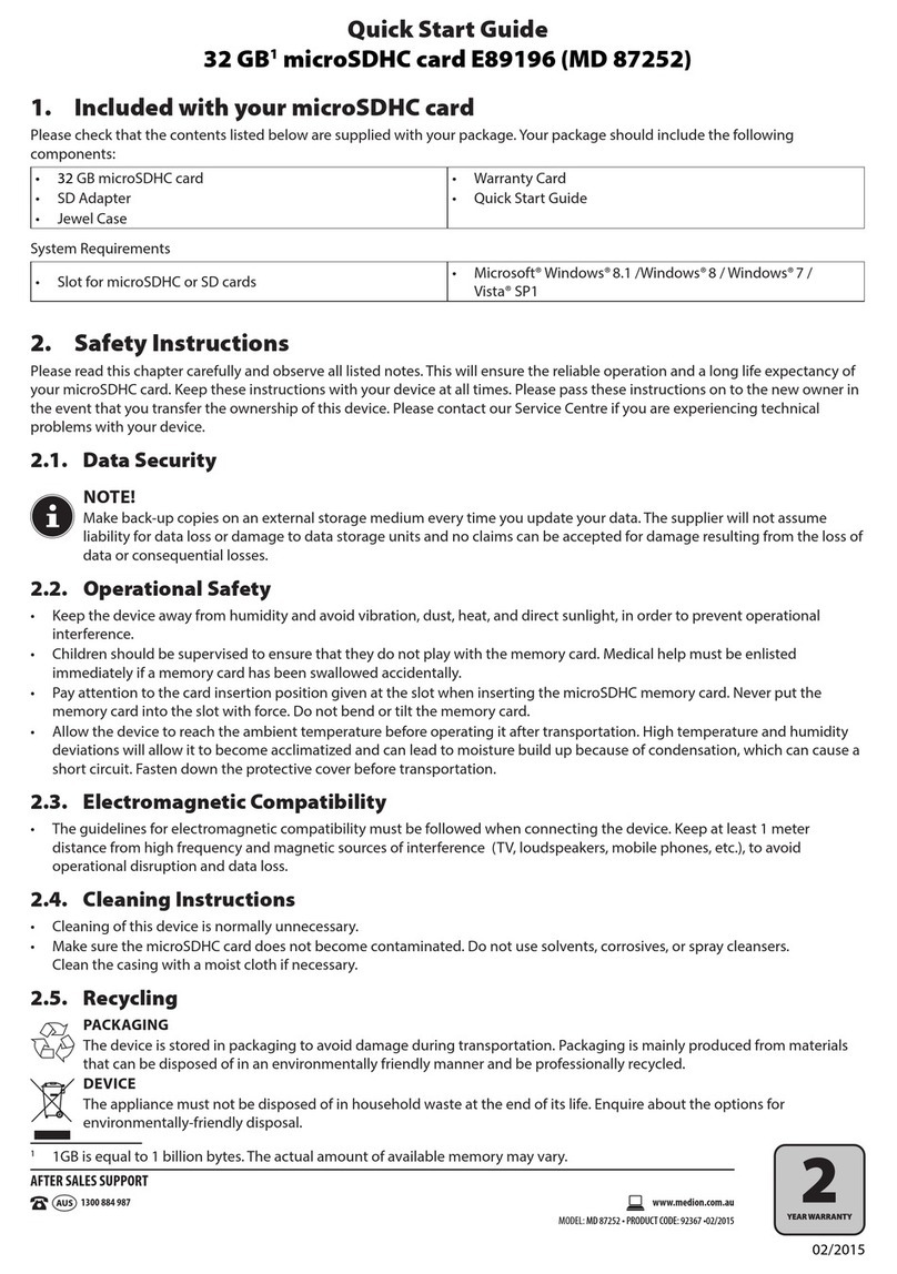 Medion E89196 User manual