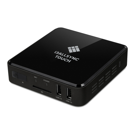 i3-TECHNOLOGIES i3ALLSYNC Touch Stand-alone 4.0 User manual