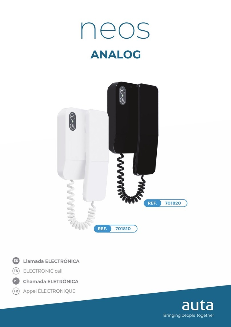 Auta ANALOG Neos 701820 manual
