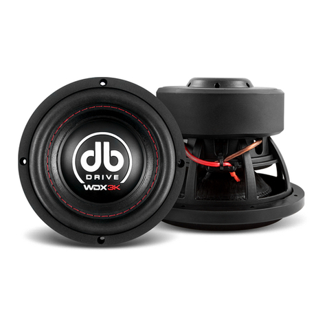 DB Drive WDX 3K Series user manual