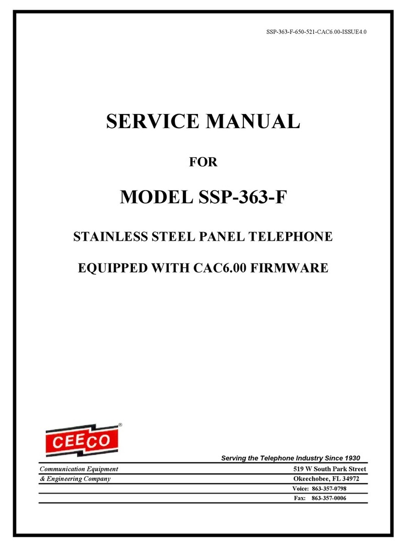 CEECO SSP-363-F User manual