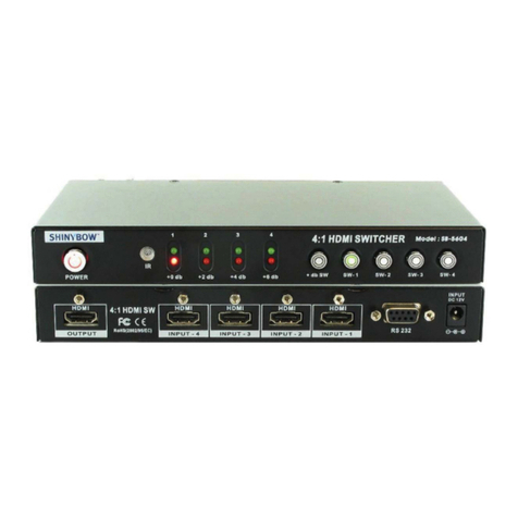Shinybow USA SB-5604 User manual
