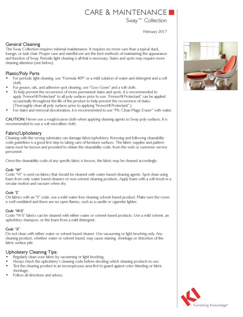 KI Sway Series Maintenance manual