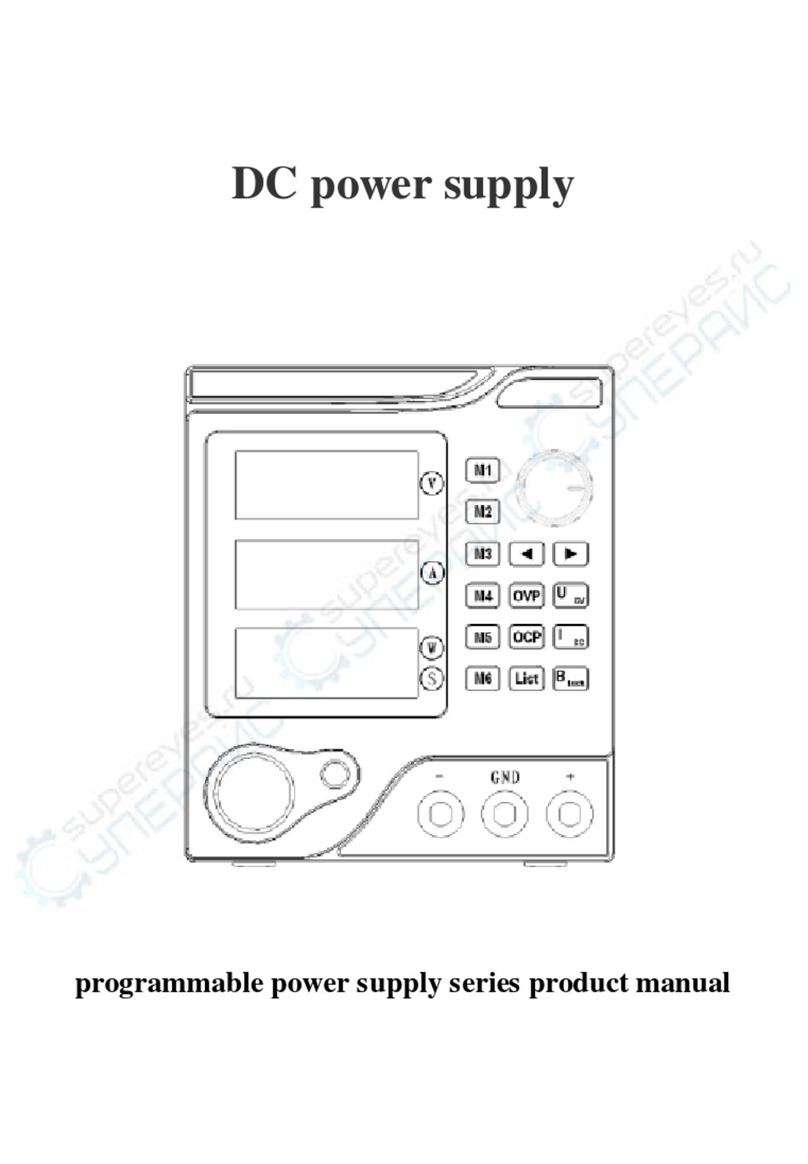 eTOMMENS programmable power supply Series product manual