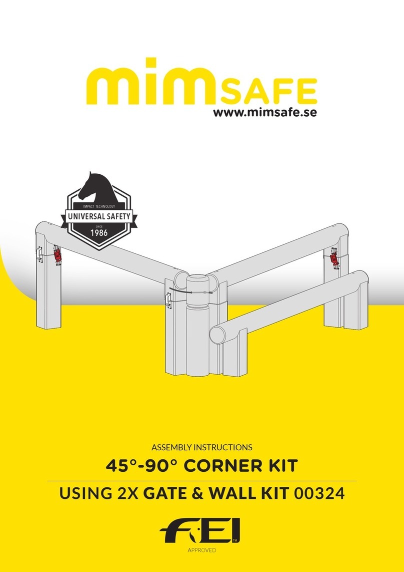 mimsafe 45-90 CORNER KIT Assembly instructions
