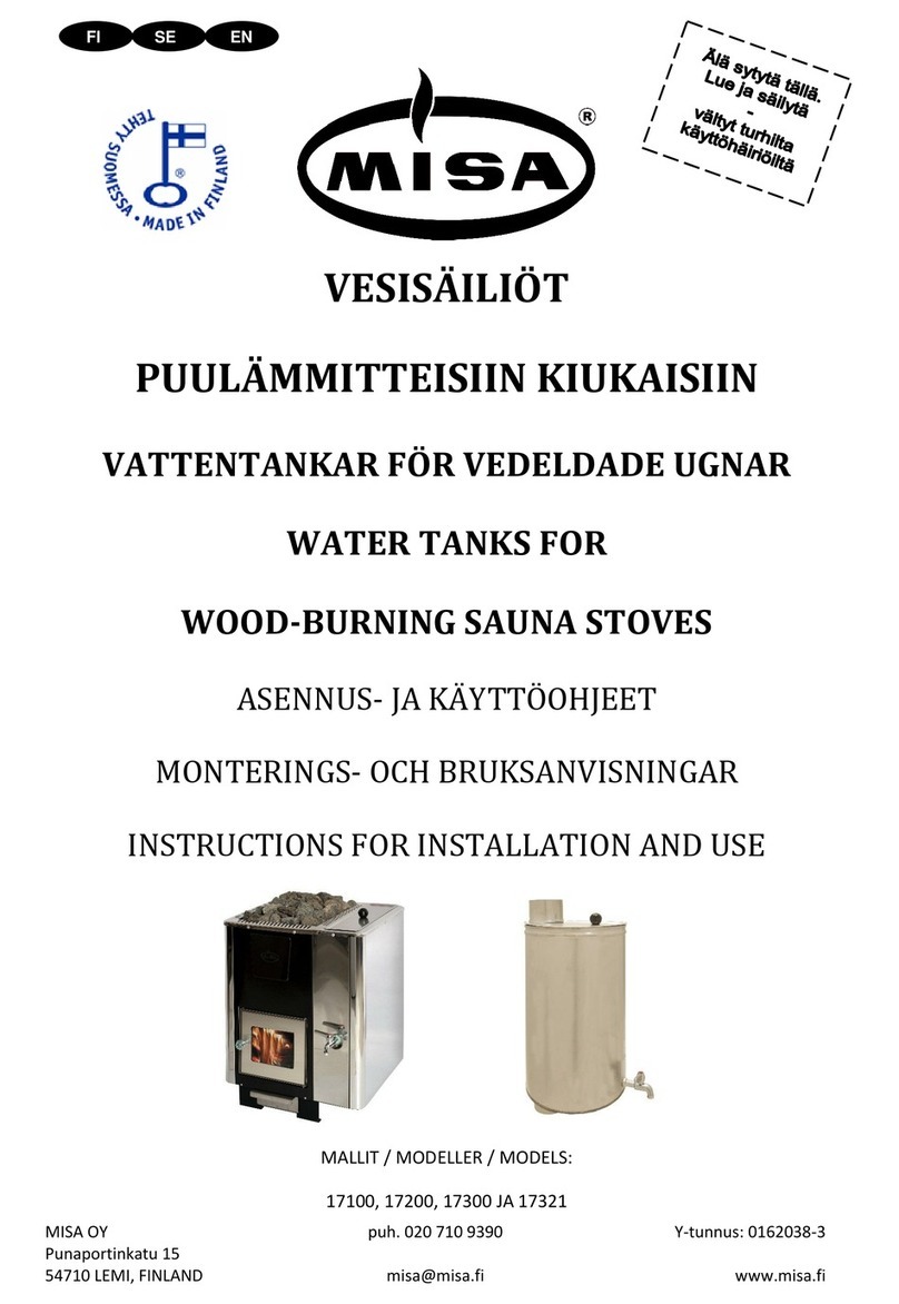 MISA 17100 Instructions for installation and use