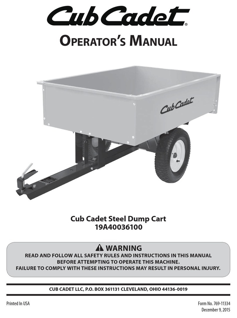 Cub Cadet 19A40036100 User manual Cub Cadet 19A40036100 User manual