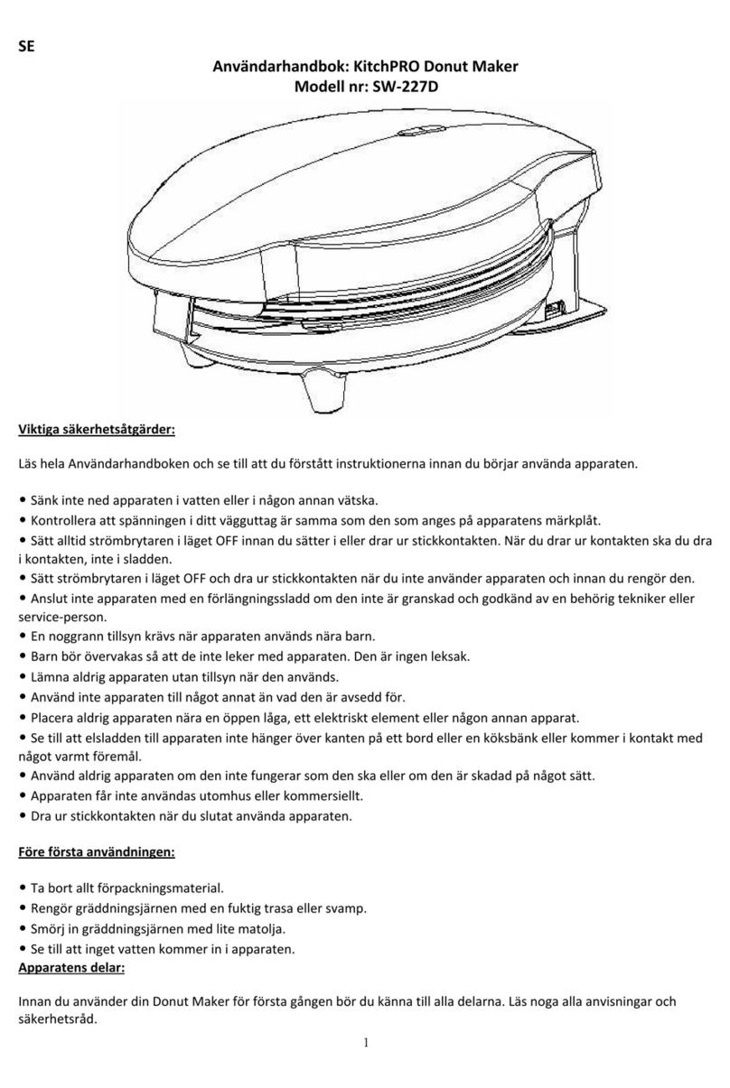 COOLSTUFF KitchPRO SW-227D user manual