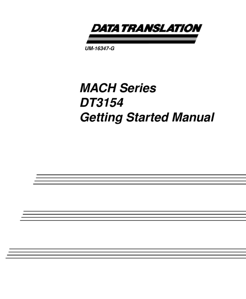 Data Translation MACH Series Parts list manual