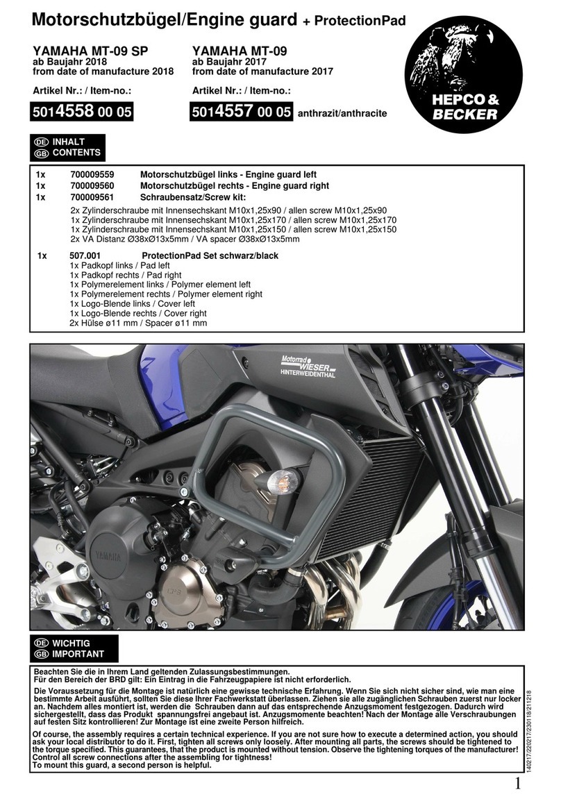 hepco & becker 5014558 00 05 User manual