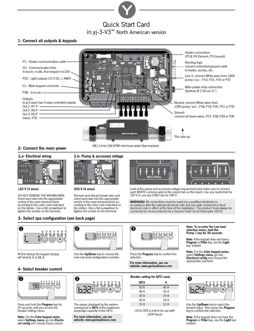 Gecko in.yj-3-V3 0612-221030-286 Quick start card