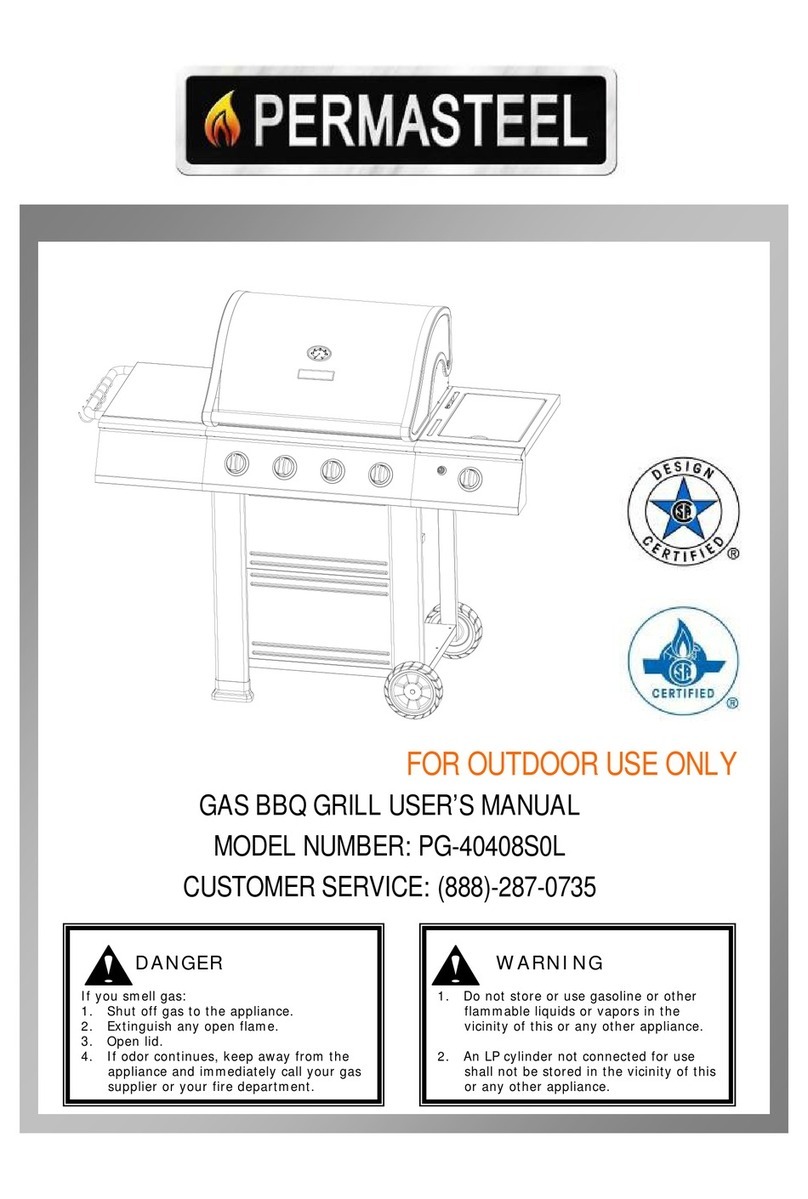 PERMASTEEL PG-40408S0L User manual PERMASTEEL PG-40408S0L User manual