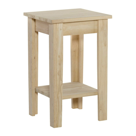 Unfinished Furniture of Wilmington OT-3073 User manual Unfinished Furniture of Wilmington OT-3073 User manual