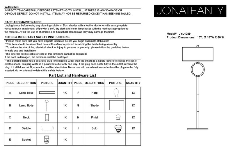 JONATHAN Y JYL1089 manual JONATHAN Y JYL1089 manual