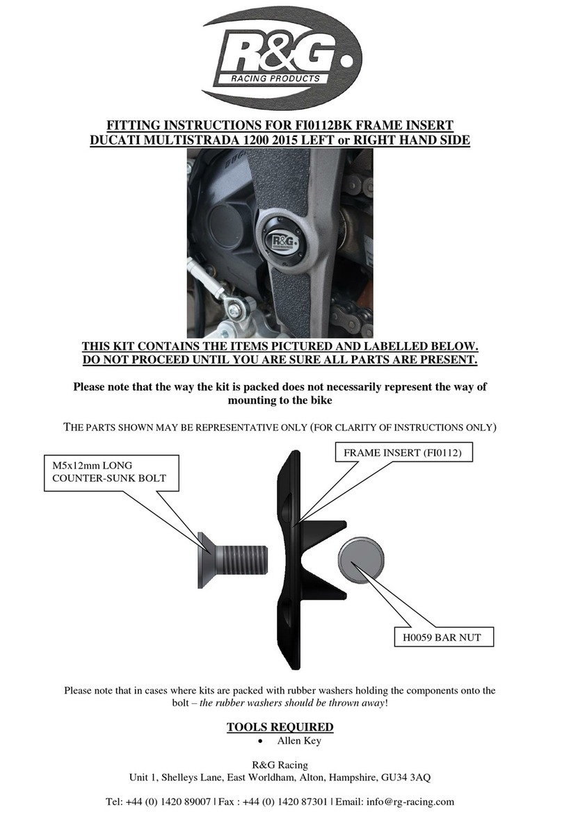 R&G FI0112BK User manual