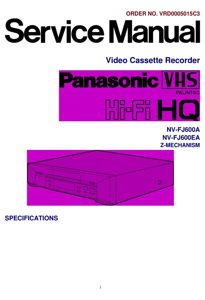 Panasonic NV-FJ600A User manual
