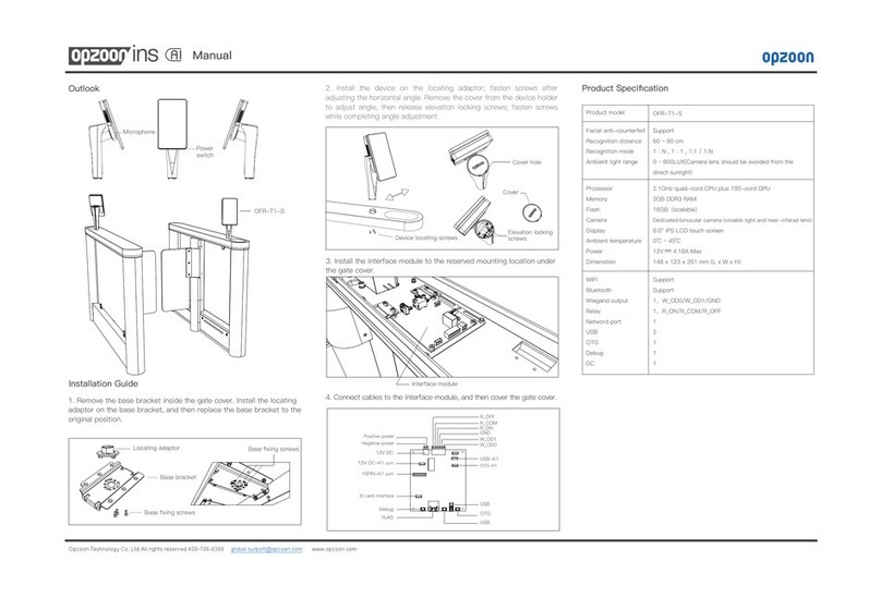 Opzoon OFR-T1-S User manual