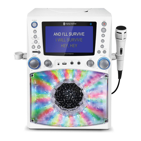 The Singing Machine STVG785BTW User manual