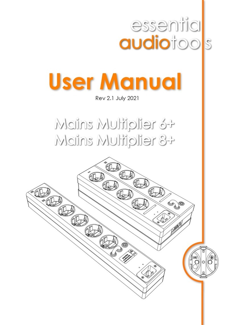Essential Audio Tools Mains Multiplier 6+ user manual