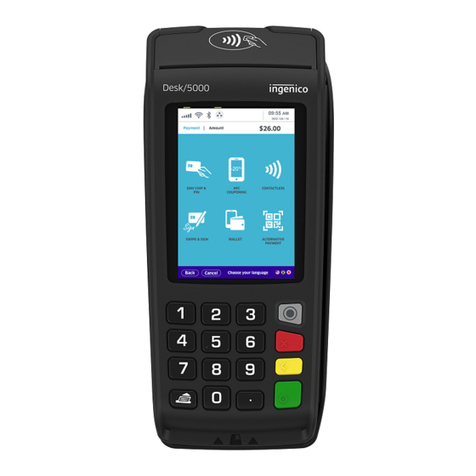 Ingenico Desk 5000 user guide