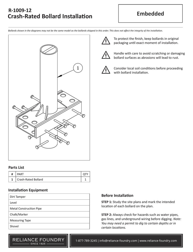 Reliance Foundry R-1009-12 User manual