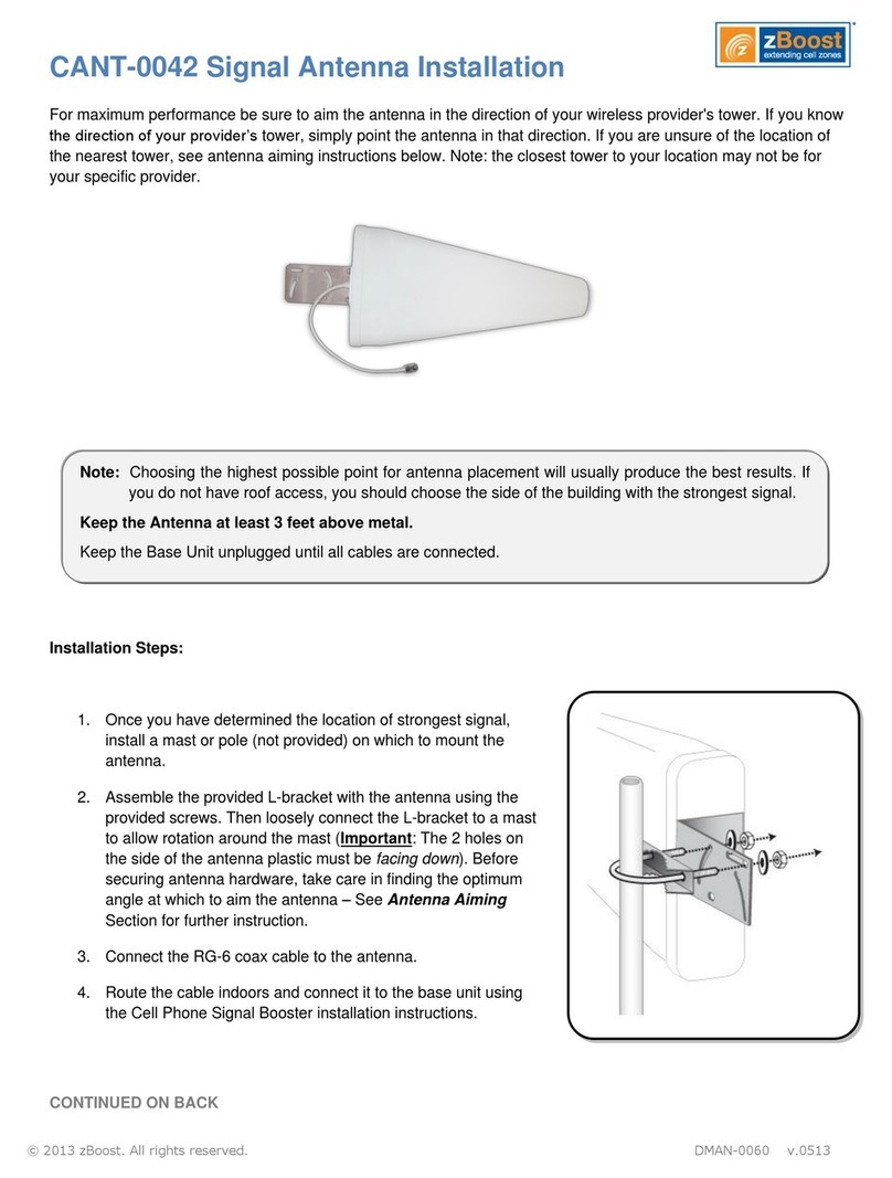 zBoost CANT-0042 User manual
