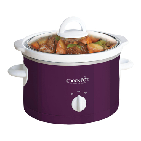 Crock-Pot SCR250 User manual