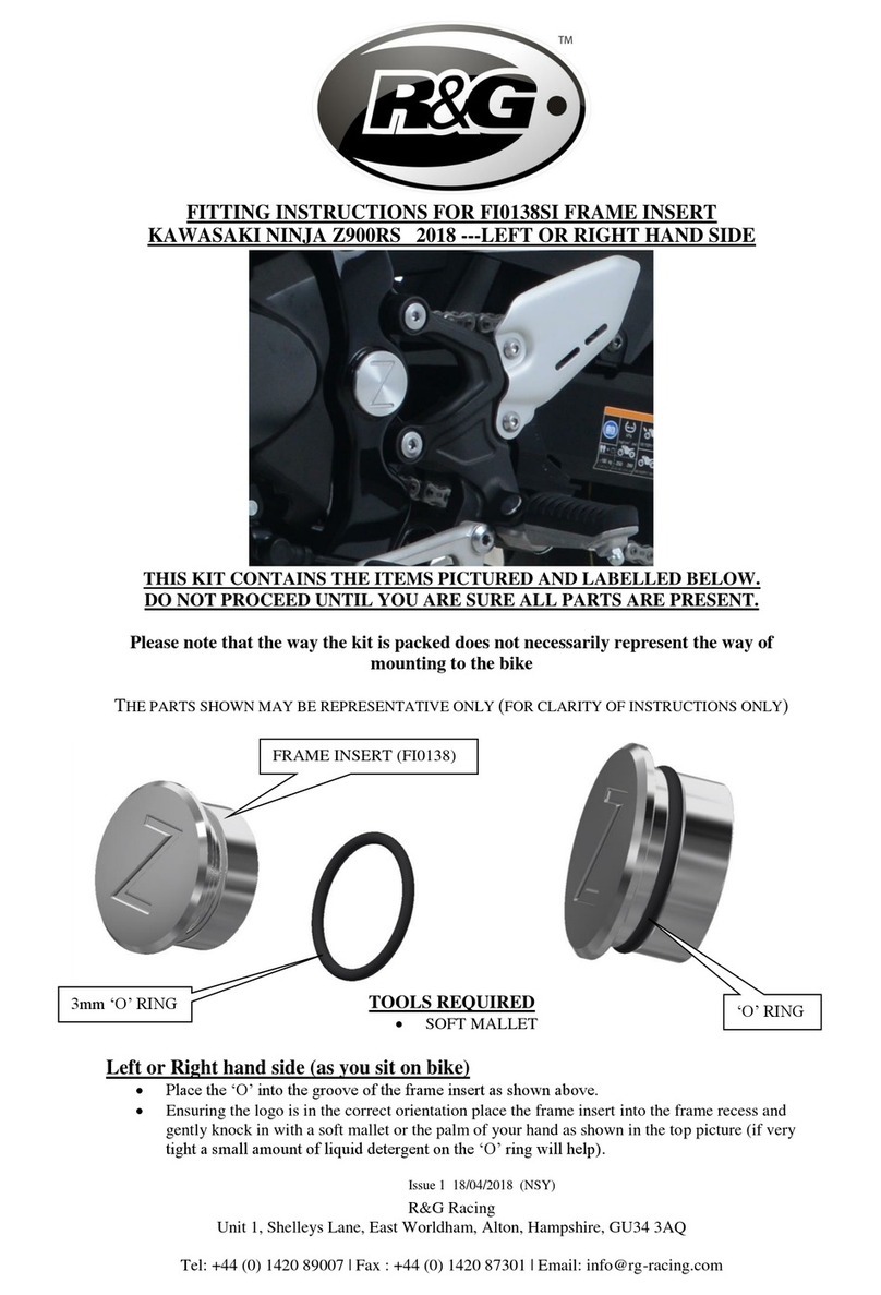 R&G FI0138SI Fitting instructions