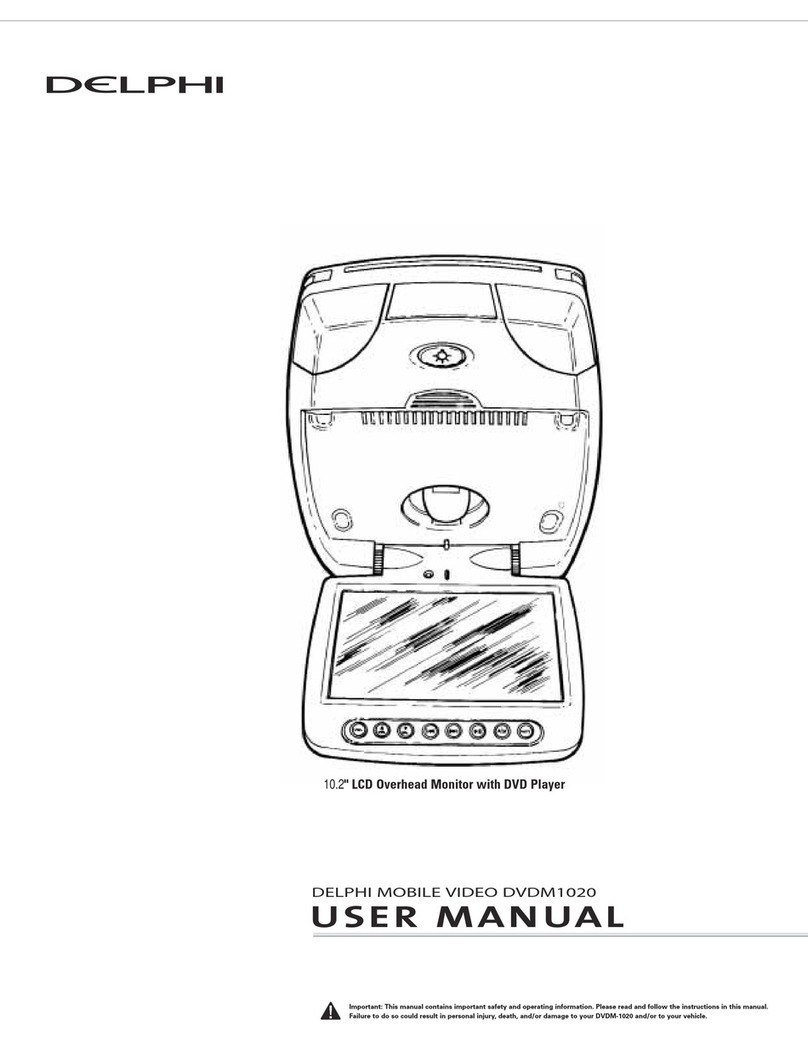 Delphi DVDM-1020 user manual